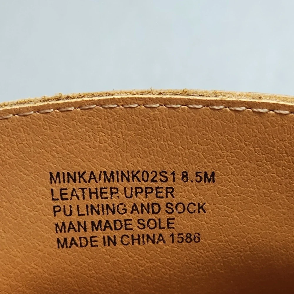 Steve Madden‎ Minka Loafers Womens Size 8.5M Brown Leather Kiltie Tassel Slip On